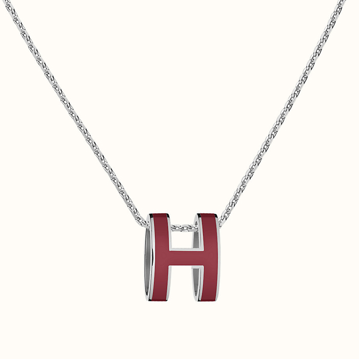 エルメス HERMES Necklaces & Pendants Silver レディースネックレス＆ペンダントシルバー H147991FP54 SILVER ROUGEH