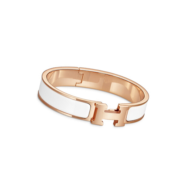 エルメス HERMES BRACELET レディースブレスレット H700001FO ROSE GOLD BLANC PM