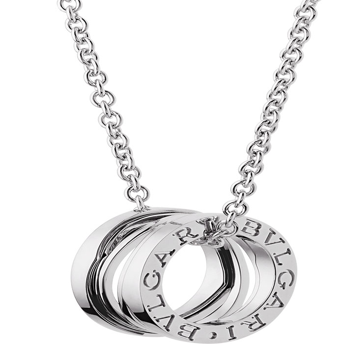 B.zero1 Design Legend necklace with 18 kt white gold CL858287 LLCSLL