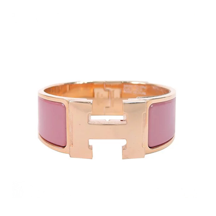 エルメス HERMES BRACELET レディースブレスレット H300001FO ROSE GOLD Rose Azale? PM