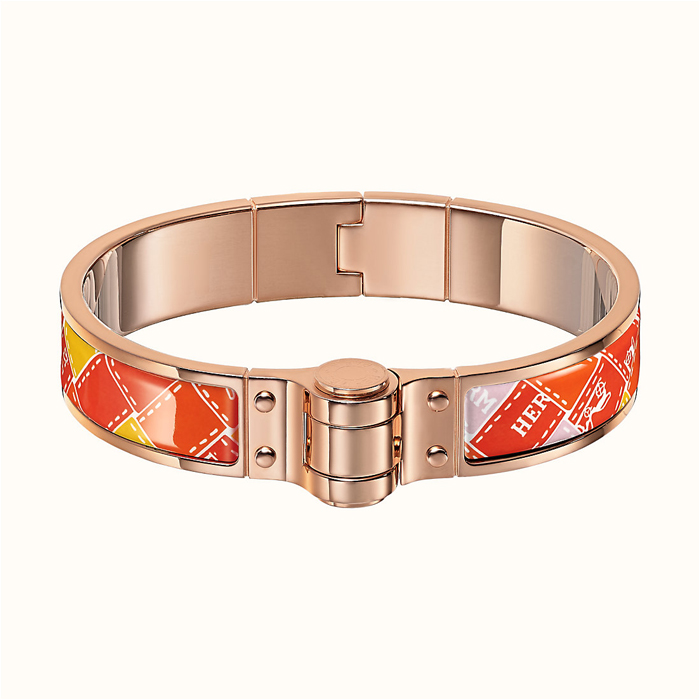 エルメス HERMES BRACELET レディースブレスレット H512904FO-O ROSE GOLD La Vie En Orange