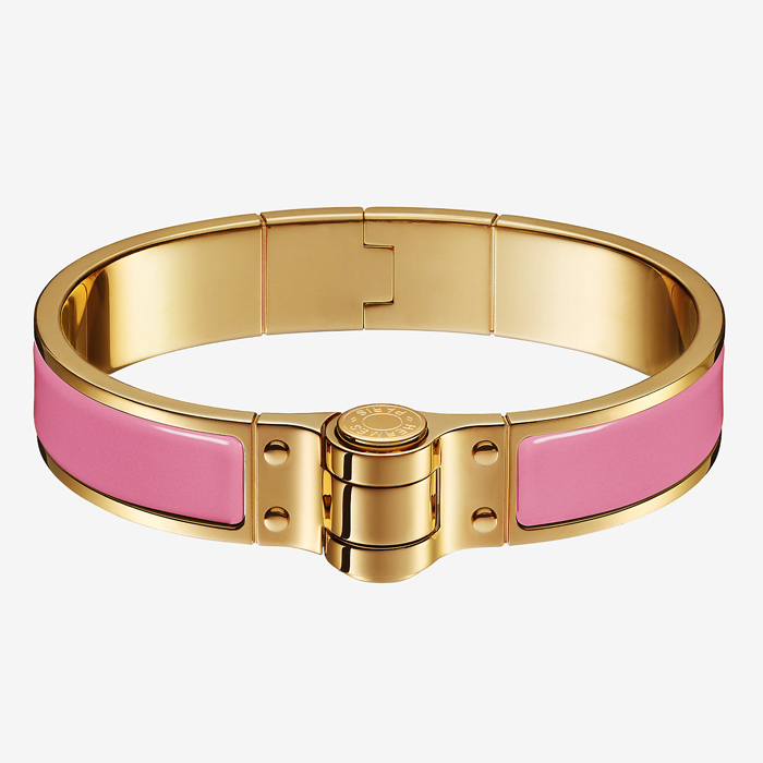 エルメス HERMES BRACELET レディースブレスレット 510001F-O GOLD ROSE FLAMINGO