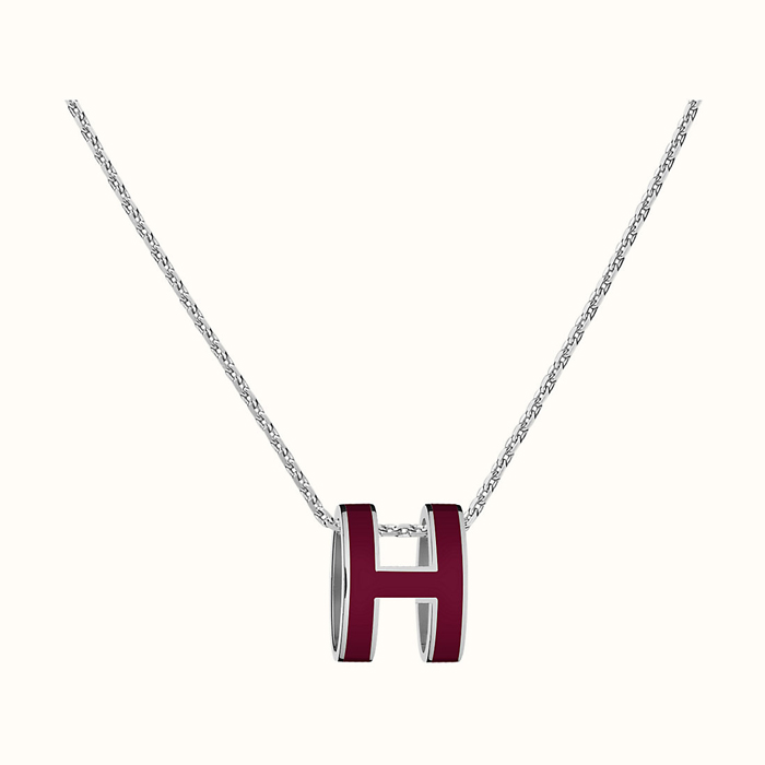 HERMES PENDANT エルメス ペンダント H147991FP-O SILVER GRENAT