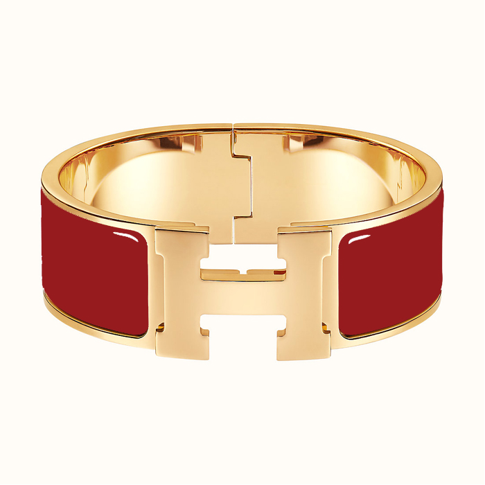 HERMES BRACELET エルメス ブレスレット H300001F GOLD ROUGE H PM