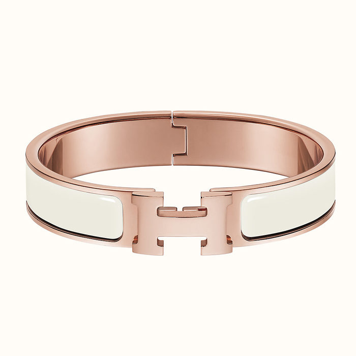 HERMES BRACELET エルメス ブレスレットH700001FO9DPM ROSE GOLD PANNACOTTA