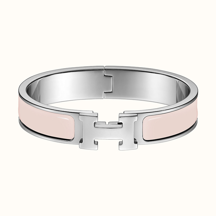 HERMES BRACELET エルメス ブレスレット H700001FP SILVER Rose Cassata