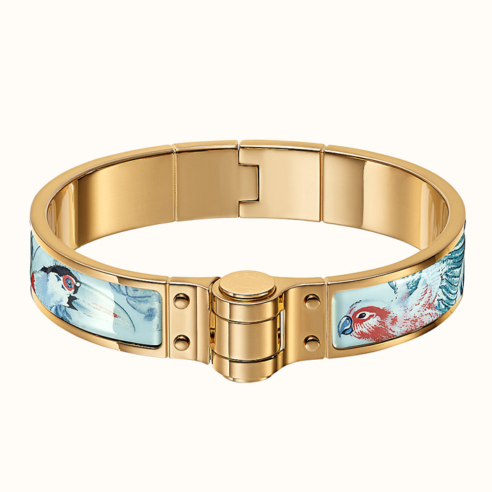 HERMES BRACELET エルメス ブレスレット H512901F GOLD DENIM