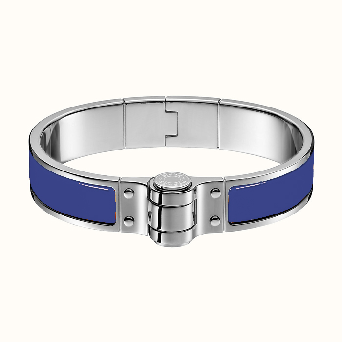 HERMES BRACELET エルメス ブレスレット H510001FP-O SILVER BLEU ROYAL 07S