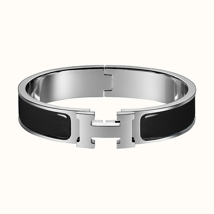 HERMES BRACELET エルメス ブレスレット H700001FP SILVER NOIR PM