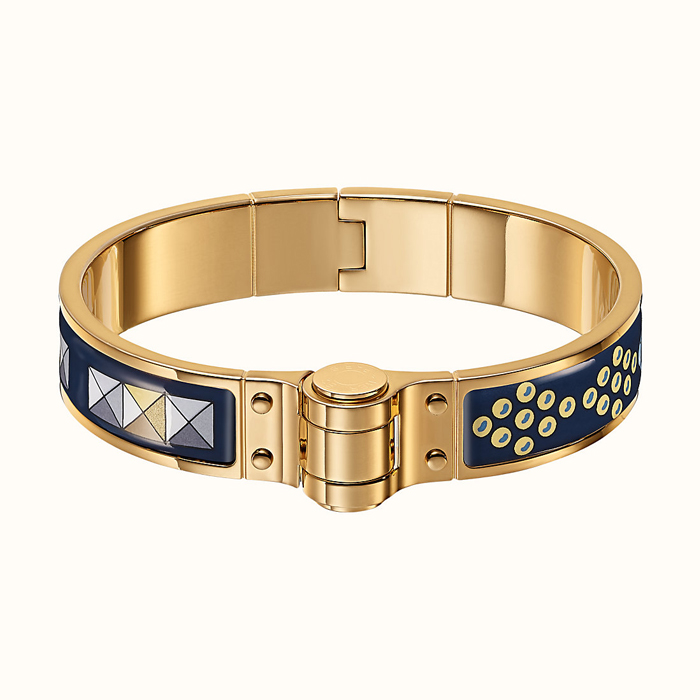 エルメス HERMES BRACELET レディースブレスレット H512902F-O GOLD Bleus Fumoir S