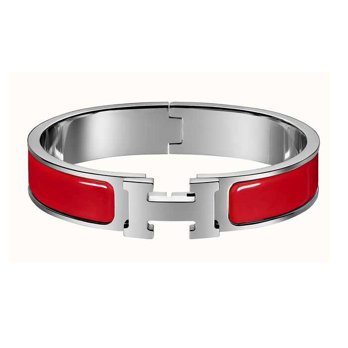 エルメス HERMES BRACELET レディースブレスレット H700001FP-O SILVER ROUGE