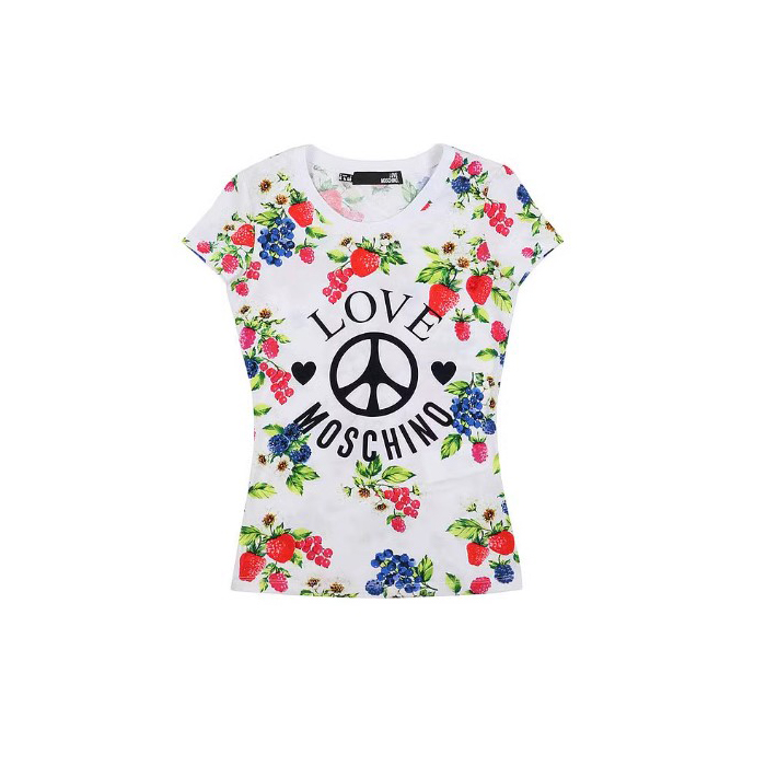 モスキーノ  MOSCHINO LADIES T-SHIRT レディース T シャツ W4B193Q E1698 A00