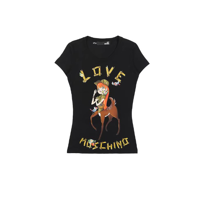 モスキーノ MOSCHINO LADIES T-SHIRT レディース T シャツ W4B193R E1698 C74