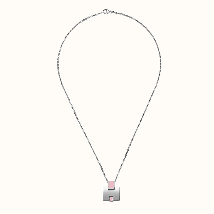 HERMES PENDANT エルメス ペンダント H146201FP-O SILVER ROSE