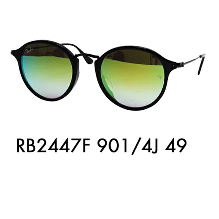 RAY-BAN SUNGLASS レイバン サングラス RB2447F 901 4J Ray-Ban 伊達メガネ 眼鏡 ROUND ラウンド クラシック