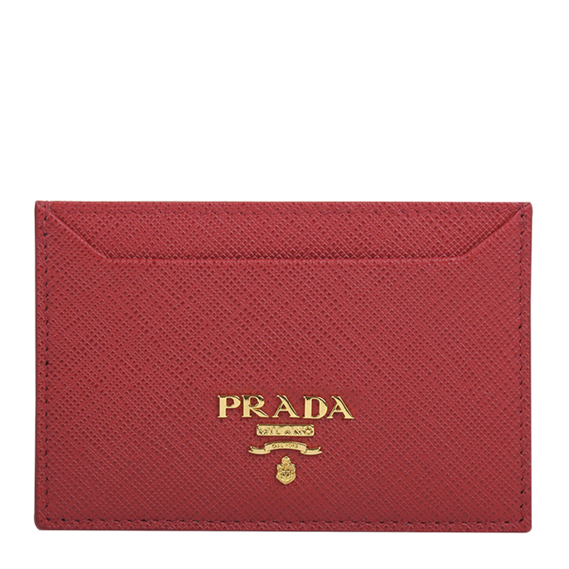 プラダ PRADA レディース ウォレットカードホルダー 1MC208 QWA FUOCO