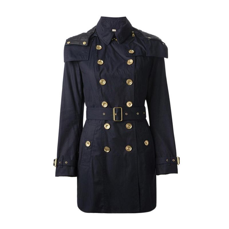 バーバリーBURBERRY レディース ダークブルー コート 3909511 41000 NAVY