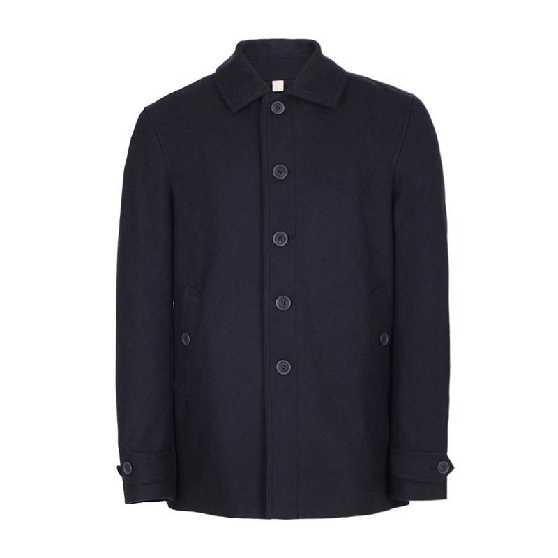 バーバリーBURBERRY メンズ ネイビー メンズ ブラック トレンチコート ー 3928812 41000 NAVY