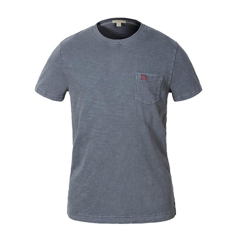 バーバリーBURBERRY  メンズ グレー Tシャツ 3930309 40930 STEEL-BLUE