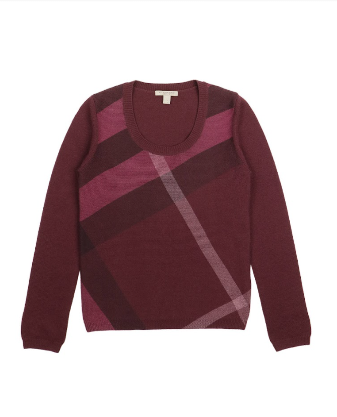 バーバリーBURBERRY レディース ニット セーター 3932780 6139B MAROON