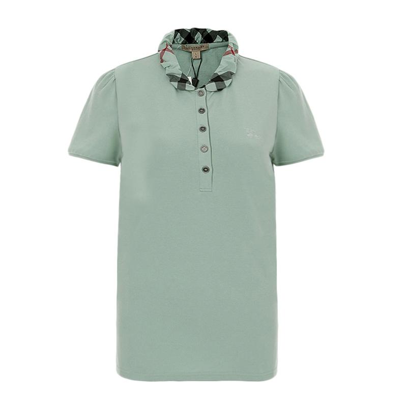 バーバリーBURBERRY レディース グリーン Tシャツ 3933764 44000 SPEARMINT