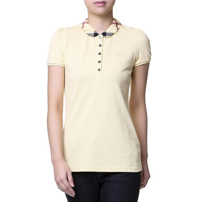 バーバリーBURBERRY レディース ライトイエロー Tシャツ 3933778 74030 PALE-YELLOW