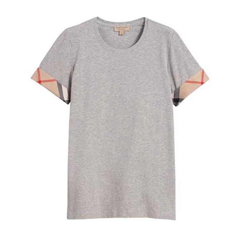 バーバリーBURBERRY レディース グレー Tシャツ 3933905 05150 LIGHT-GREY-M