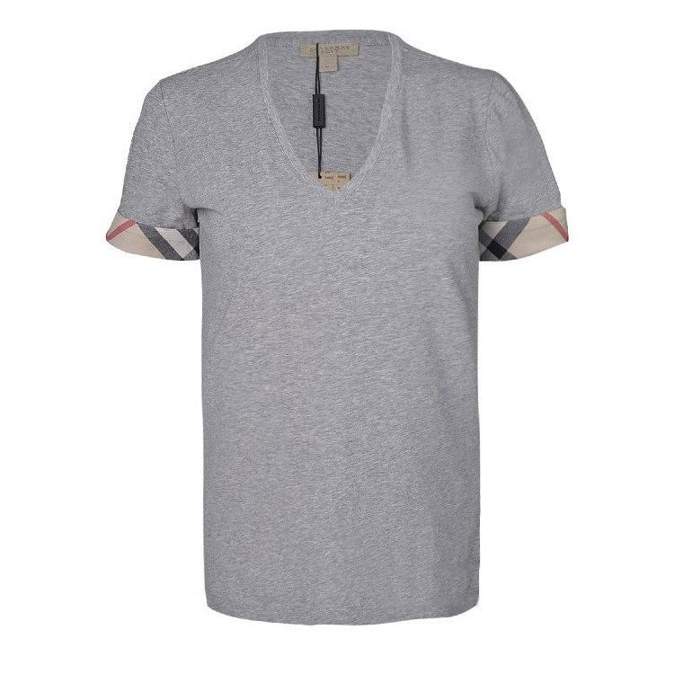 バーバリーBURBERRY レディース グレー Tシャツ 3933928 05150 LIGHT-GREY-M