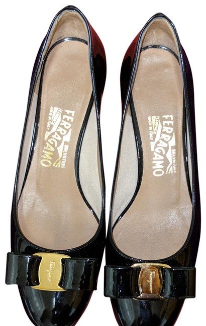 FERRAGAMO LADY SHOES シューズ 0432738 VARA1 NERO