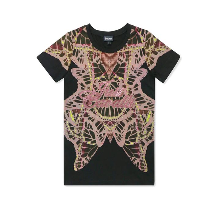 JUST CAVALLI LADIES T-SHIRT ジャスト カヴァリ レディース T シャツ S02GC0154 N20543 900