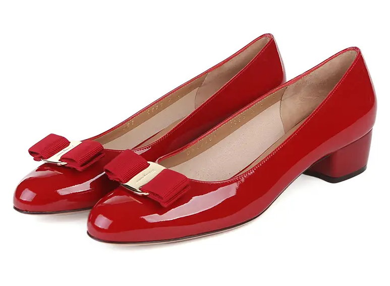 FERRAGAMO LADY SHOES フェラガモ シューズ 0591979 VARA ROSSO