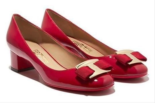 FERRAGAMO LADY SHOES シューズ 0593936 NINNAF40 ROSSO