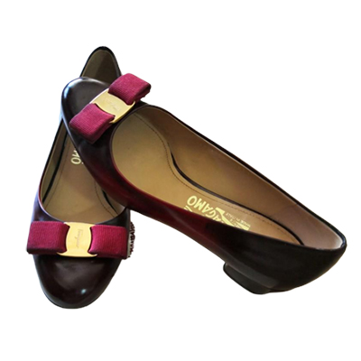 FERRAGAMO LADY SHOES シューズ 0598095 VARANEW COPPER