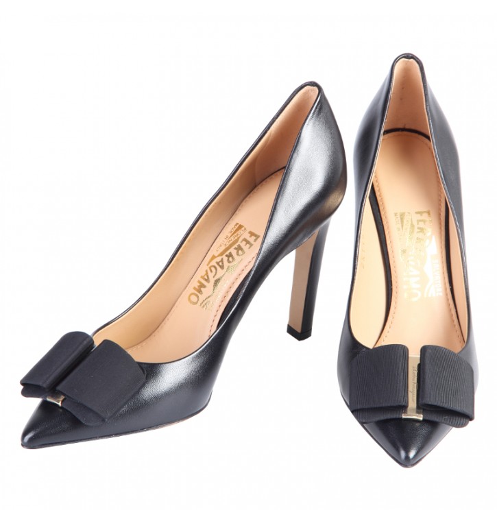 FERRAGAMO LADY SHOES シューズ 0601437 MIMI100 NERO