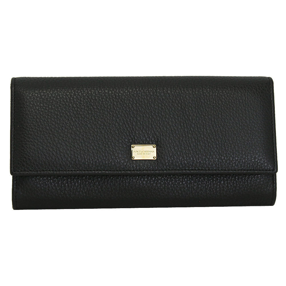 ドルチェ＆ガッバーナ Dolce&Gabbana レディース長財布 ブラック BI0087 A1001 80999