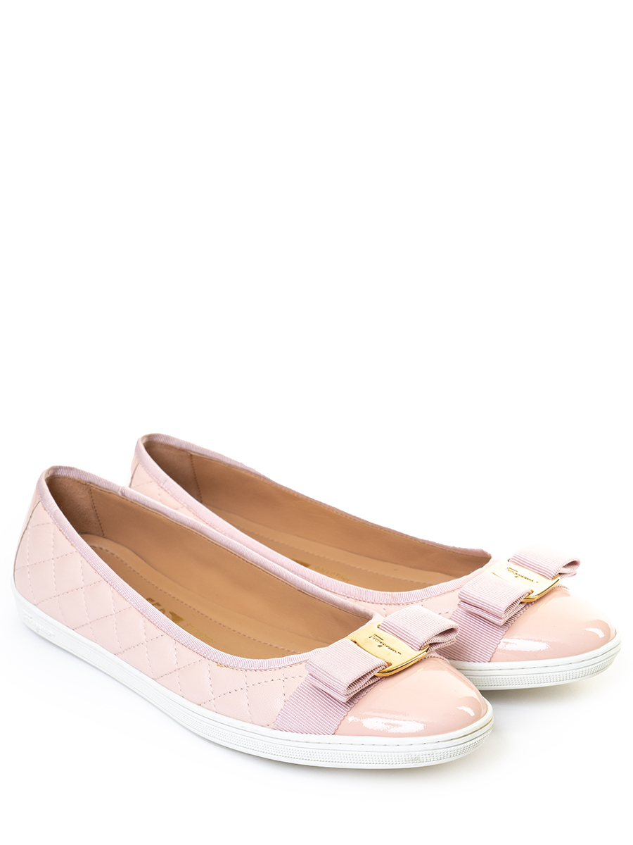 FERRAGAMO LADY SHOES シューズ 0603414 RUFINA MACARON