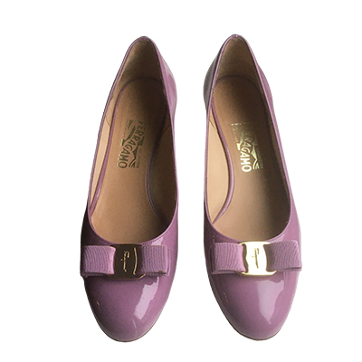 FERRAGAMO LADY SHOES シューズ 0606465 VARA LILA