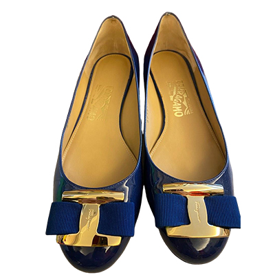 FERRAGAMO LADY SHOES シューズ 0619132 NINNA SAPHIRE