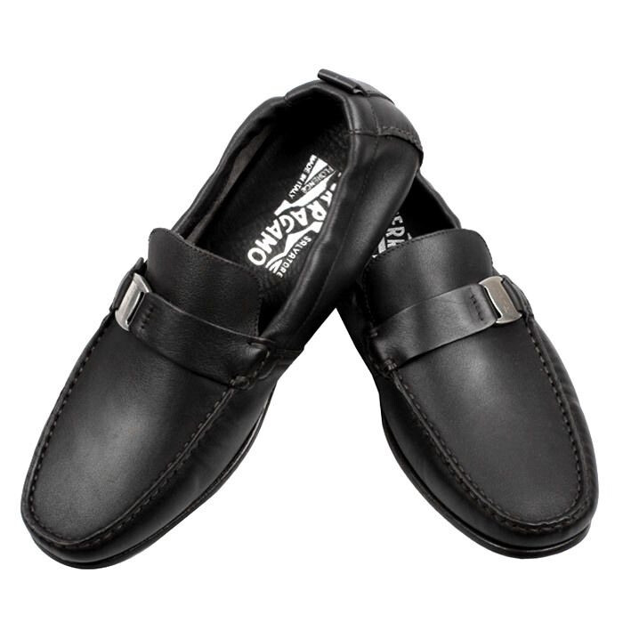 FERRAGAMO MEN'S SHOES シューズ 0497958 DENDO2 NERO