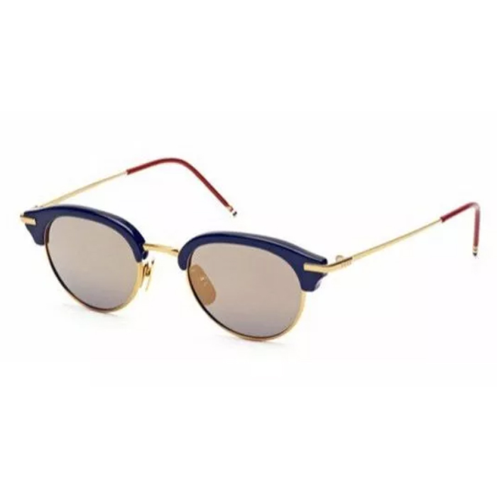 THOM BROWNE SUNGLASS トム ブラウン サングラス 706BT NVYGLD