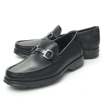 FERRAGAMO MEN'S SHOES シューズ 0585335 POSEIDON NERO