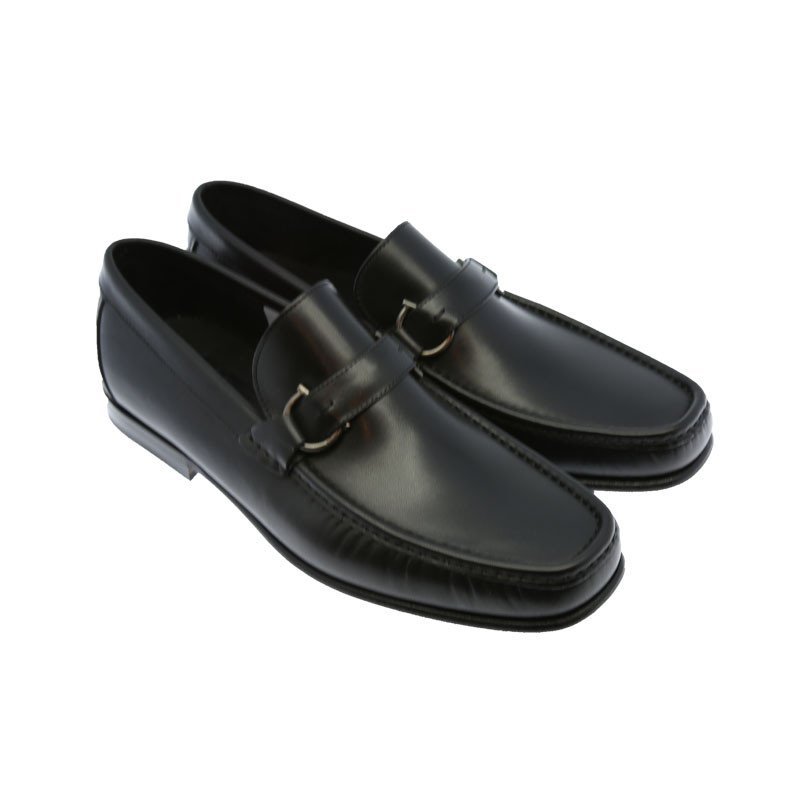 フェラガモ FERRAGAMO メンズ ビジネス シューズ クラシック メンズ ローファー 0585513 POWEL NERO