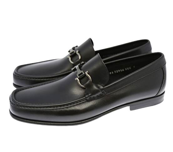 フェラガモ FERRAGAMO メンズ ビジネス シューズ クラシック メンズ ローファー  0585529 POMPEO NERO