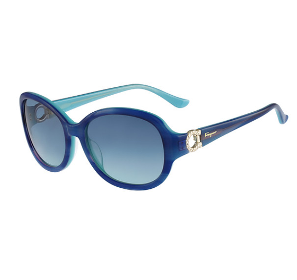 フェラガモ FERRAGAMO レディース サングラス SF703SR 22581 BLUE-TU