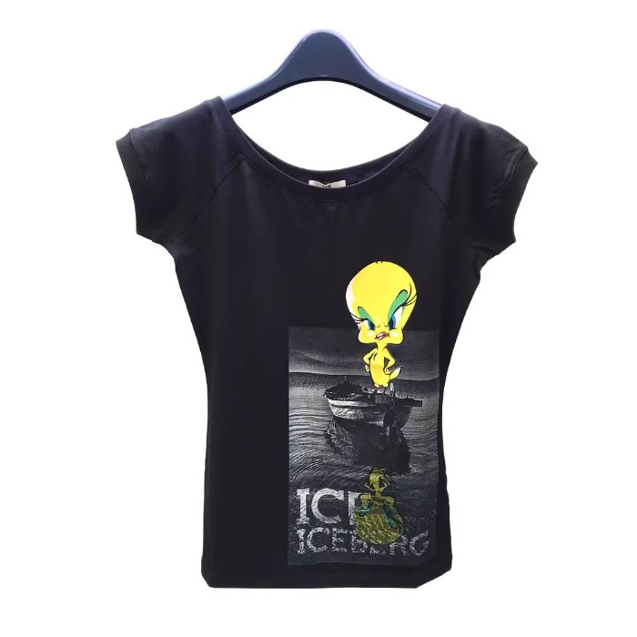 ICEBERG LADIES T-SHIRT アイスバーグ レディース Tシャツ F122 6314 9000